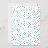 Donut 1e verjaardag Bedankt voor je kaart (Achterkant)