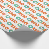 Donut 1st Verjaardag Verpakking papier (Hoek)