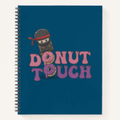 Donut aanraken! notitieboek (Voorkant)