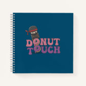 Donut aanraken! notitieboek (Voorkant)