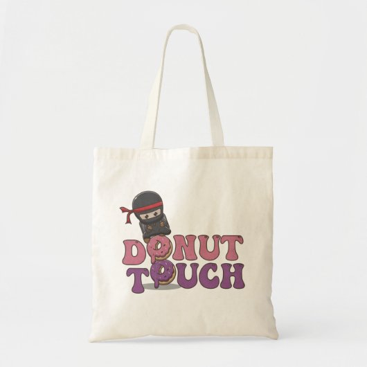 Donut aanraken! tote bag (Voorkant)