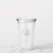 Donut - Acryl Tumbler Drinkbeker (Achterkant)