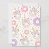 Donut and Unicorn nodiging niet meer te geloven Kaart (Achterkant)