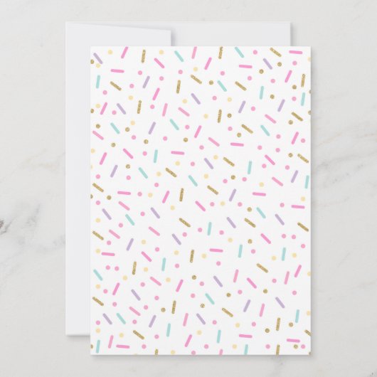 Donut and Unicorn nodiging niet meer te geloven Kaart (Achterkant)