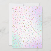 Donut and Unicorn nodiging niet meer te geloven Kaart (Achterkant)