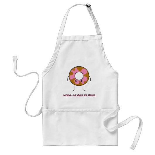 Donut Apron Standaard Schort (Voorkant)