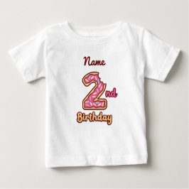 Donut Baby 2e verjaardag t-shirt