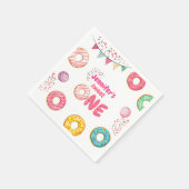 Donut Baby Birthaday Sprinkle Napkins Servet (Hoek)