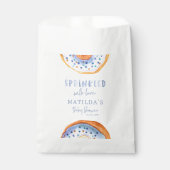 Donut baby shower blauw girly schattig welkom bedankzakje (Voorkant)