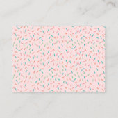 Donut Baby shower Boeken voor Baby Enclosure Kaart (Achterkant)