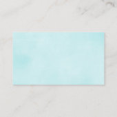 Donut baby shower jongen blauw luidoperraffel informatiekaartje (Achterkant)