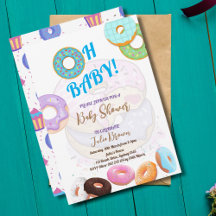 Donut Baby shower jongen