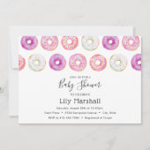 Donut-Baby shower Kaart (Voorkant)