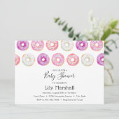 Donut-Baby shower Kaart (Staand voorkant)