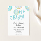 Donut-Baby shower Kaart