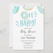 Donut-Baby shower Kaart (Voorkant)