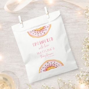 donut baby shower roze girly schattig welkom bedankzakje