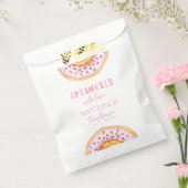 donut baby shower roze girly schattig welkom bedankzakje (Gezegeld)