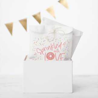 Donut Baby shower Sprinkle Favor Bag Bedankzakje