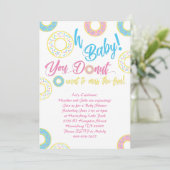 Donut Baby shower Sprinkle Gender Neutraal Kaart (Staand voorkant)