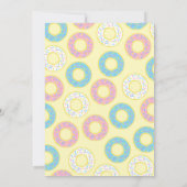 Donut Baby shower Sprinkle Gender Neutraal Kaart (Achterkant)
