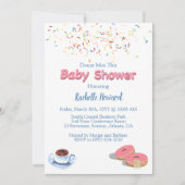 Donut Baby Shower Strooisel Kaart (Voorkant)