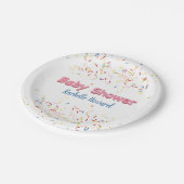 Donut-Baby shower strooit Papieren Bordje (Gekanteld)