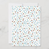 Donut Baby shower Uitnodiging Donut Sprinkle Showe (Achterkant)