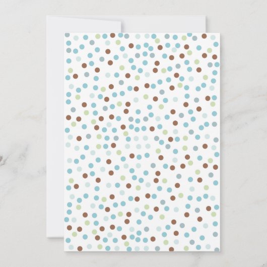 Donut Baby shower Uitnodiging Donut Sprinkle Showe (Achterkant)