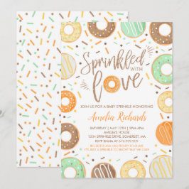 Donut Baby Spetter Uitnodiging met Spetters van Li