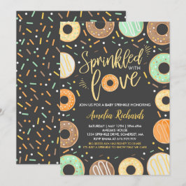 Donut Baby Spetter Uitnodiging met Spetters van Li