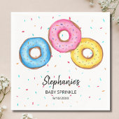 Donut Baby Sprinkle Baby shower Servet