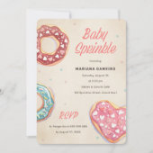 Donut Baby Sprinkle Gender Neutral Simple Modern Kaart (Voorkant)