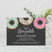 Donut Baby Sprinkle | Genderneutraal Kaart (Staand voorkant)