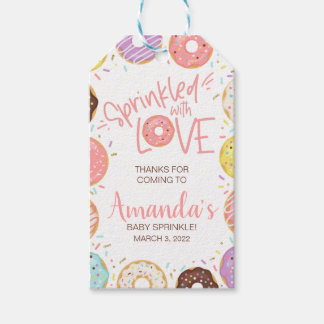 Donut Baby Sprinkle Gift Label Cadeaulabel