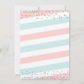 Donut Baby Sprinkle Invitation Kaart (Achterkant)