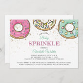 Donut Baby Sprinkle Kaart (Voorkant / Achterkant)