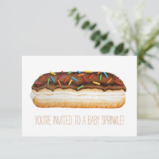 Donut Baby Sprinkle nodigt uit (Staand voorkant)