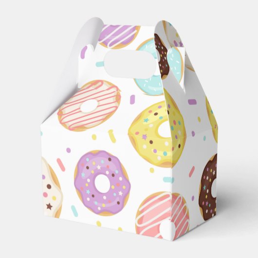Donut Baby Sprinkle Party Favor Box Bedankdoosjes (Achterkant)