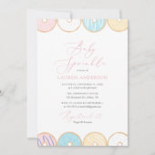Donut Baby Sprinkle Uitnodiging (Voorkant)