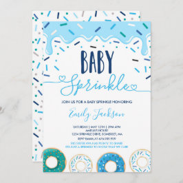 Donut Baby Strooi Uitnodiging Gestrooid Met Liefde