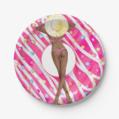 Donut Bachelorette Party Beach Girl Papieren Bordje (Voorkant)