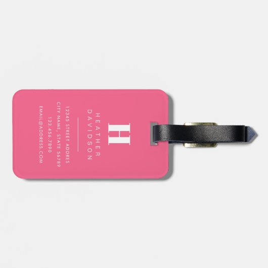 Donut Bagage Label (Achterkant horizontaal)