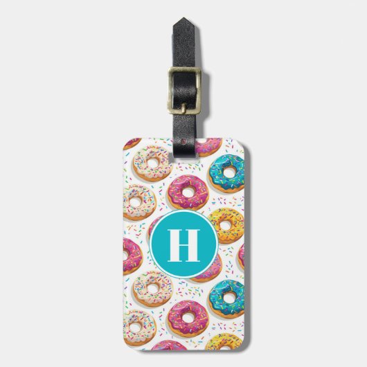 Donut-Bagagelabel Bagagelabel (Voorkant verticaal)