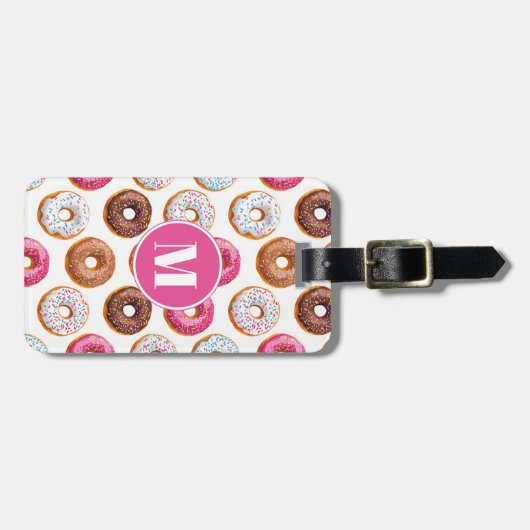 Donut-Bagagelabel Bagagelabel (Voorkant horizontaal)