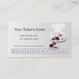 Donut Bakery Baker Shop Custom Loyalty
