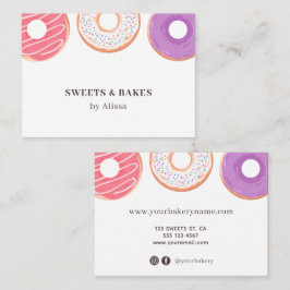 Donut Bakery Modern Visitekaartje