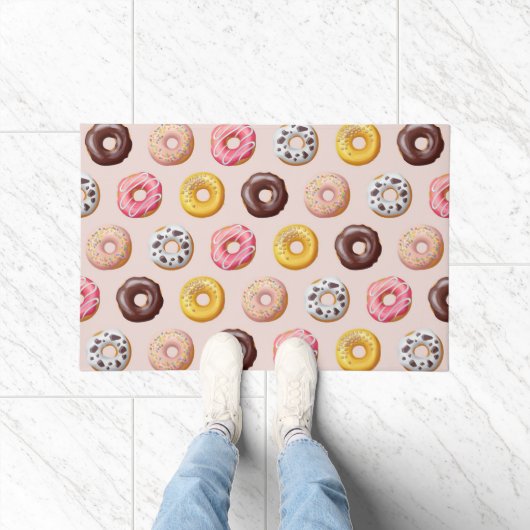 Donut Bakery Shop Patroon Deurmat (Binnen)