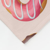 Donut Bakery Shop Patroon Fleece Deken (Hoek)