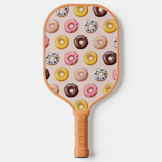 Donut Bakery Shop Patroon Pickleball Paddle (Voorkant)